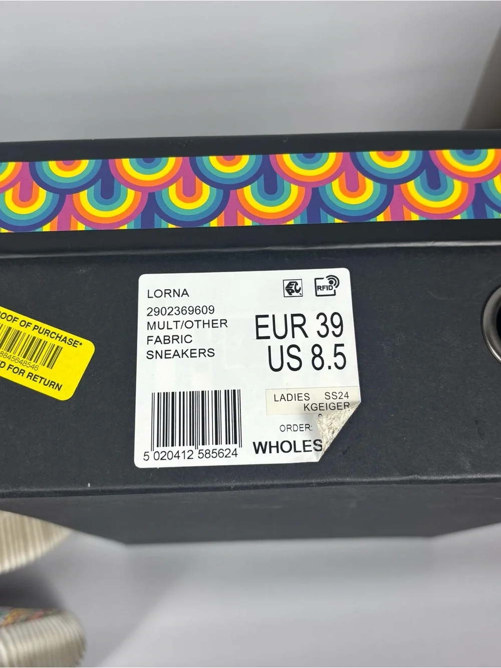 Kurt Geiger London Women's Lorna Eagle Head Slip-On Sneakers 8.5 Multi Color